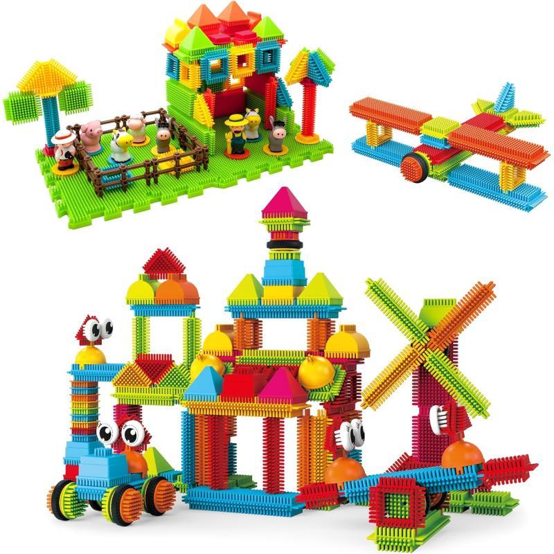 PicassoTiles 120PC  100PC Bristle Shape 3D Building Blocks Bundle Includes Farm Theme Construction Toy Set STEAM Learning amp Educational Sensory Playset for Preschool and Kindergarten Kids Ages 3PicassoTiles 120PC  100PC Bristle Shape 3D Building Blocks Bundle Includes Farm Theme Construction Toy Set STEAM Learning amp Educational Sensory Playset for Preschool and Kindergarten Kids Ages 3