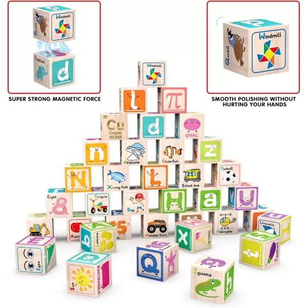 Magnetic Cubes 36 Piece Magnet Building Block Sensory Activity Center 1 Puzzle Cube 216 Pattern Early Education Toy Letter Alphabet Number Shape STEAM Learning Blocks Boy Girl Toddlers 3 MontessoriMagnetic Cubes 36 Piece Magnet Building Block Sensory Activity Center 1 Puzzle Cube 216 Pattern Early Education Toy Letter Alphabet Number Shape STEAM Learning Blocks Boy Girl Toddlers 3 Montessori