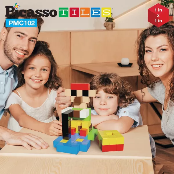 PicassoTiles 102pc Magnetic Puzzle Cube  Toys Carrying Case 1 Pixel Mix amp Match Cubes wFree Idea Book Sensory Toys Magnetic Tiles Construction Block Travel Bag Waterproof Storage Organizer BoxPicassoTiles 102pc Magnetic Puzzle Cube  Toys Carrying Case 1 Pixel Mix amp Match Cubes wFree Idea Book Sensory Toys Magnetic Tiles Construction Block Travel Bag Waterproof Storage Organizer Box
