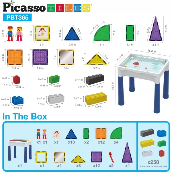 PicassoTiles 150pc Magnet Tiles  Activity Play Building Table 3in1 Theme Set School Hospital Police Station 316pc Magnetic Building Brick Block Magnetic Action Figures Tiles Storage Water SandPicassoTiles 150pc Magnet Tiles  Activity Play Building Table 3in1 Theme Set School Hospital Police Station 316pc Magnetic Building Brick Block Magnetic Action Figures Tiles Storage Water Sand