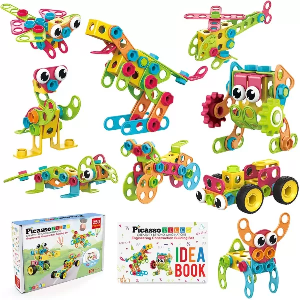 PicassoTiles 250 Piece Engineering Kit  LED TakeAPart Race Car Set Free IdeaBook 30pc Racing Car Power Drill Clickable Ratchet Engine Sound Mini Electric Power Tool Reversible Drill ScrewsPicassoTiles 250 Piece Engineering Kit  LED TakeAPart Race Car Set Free IdeaBook 30pc Racing Car Power Drill Clickable Ratchet Engine Sound Mini Electric Power Tool Reversible Drill Screws
