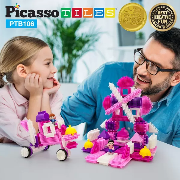 PicassoTiles Bristle Shape 3D Building Blocks Tiles 106pc120pc100pc Safari Theme Castle Theme Bristle Lock Set wHuman Figures Learning Playset STEM Toy Set Child Brain Development PreschoolPicassoTiles Bristle Shape 3D Building Blocks Tiles 106pc120pc100pc Safari Theme Castle Theme Bristle Lock Set wHuman Figures Learning Playset STEM Toy Set Child Brain Development Preschool