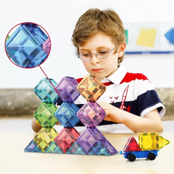 PicassoTiles Building Bundle 80PC Diamond  60PC Magnet Tiles Construction Blocks Playset STEAM Educational Toy for Creative Fun and Learning Construction Play Design Art Gift Idea for KidsPicassoTiles Building Bundle 80PC Diamond  60PC Magnet Tiles Construction Blocks Playset STEAM Educational Toy for Creative Fun and Learning Construction Play Design Art Gift Idea for Kids