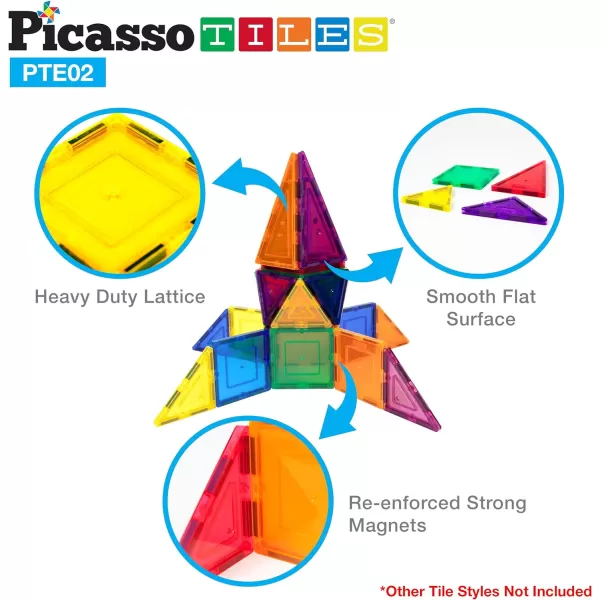 PicassoTiles Magnetic Tiles Right Triangle  353pc Magnetic Tile Combo Set 12pcs Magnet Building Block STEM Pretend Play Learning Kit Magnetic Brick Tile and Magnetic Tile Action Figures IncludedPicassoTiles Magnetic Tiles Right Triangle  353pc Magnetic Tile Combo Set 12pcs Magnet Building Block STEM Pretend Play Learning Kit Magnetic Brick Tile and Magnetic Tile Action Figures Included