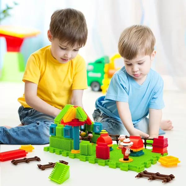 PicassoTiles PTB100 100pcs Bristle Shape 3D Building Blocks Tiles Farm Theme Set Learning Playset STEM Toy Set Educational Kit Child Branin Development Preschool Kindergarten ToyPicassoTiles PTB100 100pcs Bristle Shape 3D Building Blocks Tiles Farm Theme Set Learning Playset STEM Toy Set Educational Kit Child Branin Development Preschool Kindergarten Toy