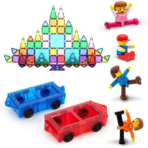 PicassoTiles 100PC Magnetic Mini Diamond Tiles  2 Cars  4PC Family Action Figures Bundle Travel Size OnTheGo Magnet Construction Expansion Playset STEAM Learning amp Educational Toy Gift IdeaPicassoTiles 100PC Magnetic Mini Diamond Tiles  2 Cars  4PC Family Action Figures Bundle Travel Size OnTheGo Magnet Construction Expansion Playset STEAM Learning amp Educational Toy Gift Idea