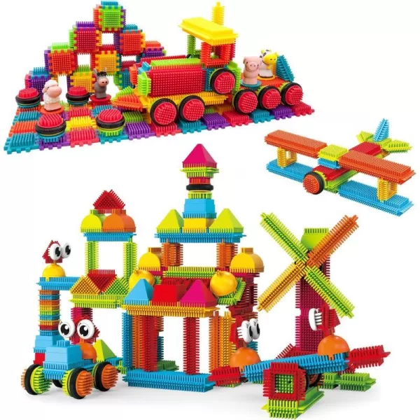 PicassoTiles 151PC  120PC Bristle Shape 3D Building Blocks Includes Truck Theme Set with Animal Figures STEAM Learning amp Educational Sensory Playset for Preschool and Kindergarten Kids Ages 3PicassoTiles 151PC  120PC Bristle Shape 3D Building Blocks Includes Truck Theme Set with Animal Figures STEAM Learning amp Educational Sensory Playset for Preschool and Kindergarten Kids Ages 3