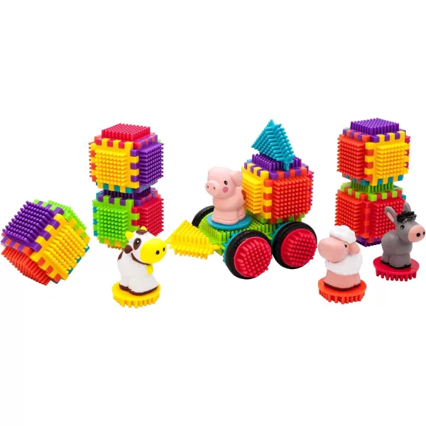 Picasso Toys PTB151 151pcs Hedgehog Block Block STEM Building Tiles Truck Theme Set Learning Playset STEM Toy Set Educational Kit Child Brain Development Preschool Kindergarten Toy wAnimal FiguresPicasso Toys PTB151 151pcs Hedgehog Block Block STEM Building Tiles Truck Theme Set Learning Playset STEM Toy Set Educational Kit Child Brain Development Preschool Kindergarten Toy wAnimal Figures