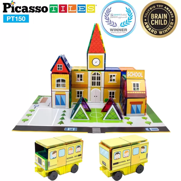 PicassoTiles 3in1 Theme Set School Hospital Police Station Magnet Self Adhesive Backing StickOn Sheet Combo w Car Magnet Building Block Playset STEM Learning Construction Brain Development KitPicassoTiles 3in1 Theme Set School Hospital Police Station Magnet Self Adhesive Backing StickOn Sheet Combo w Car Magnet Building Block Playset STEM Learning Construction Brain Development Kit