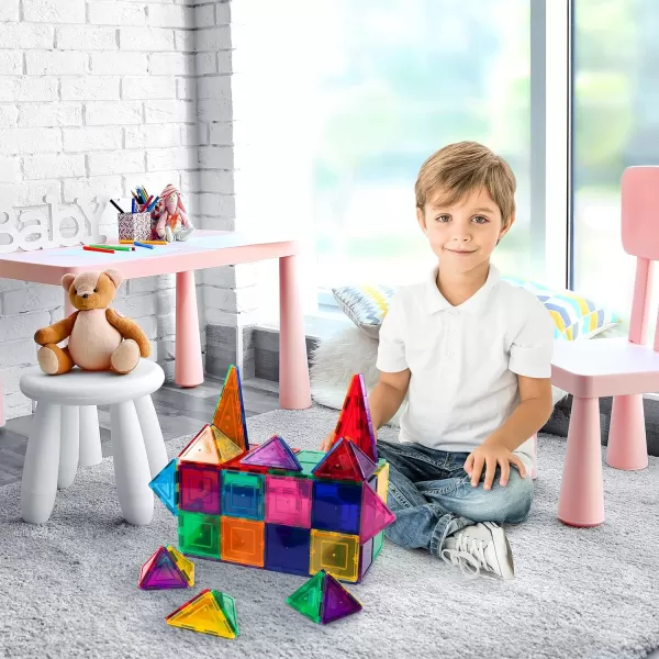 PicassoTiles 60PC Magnetic Tiles  Carry Case Bundle STEAM Educational Playset for Kids Includes Travel Storage Organizer  Fun Learning Construction Toy Engineering Design Sensory DevelopmentPicassoTiles 60PC Magnetic Tiles  Carry Case Bundle STEAM Educational Playset for Kids Includes Travel Storage Organizer  Fun Learning Construction Toy Engineering Design Sensory Development