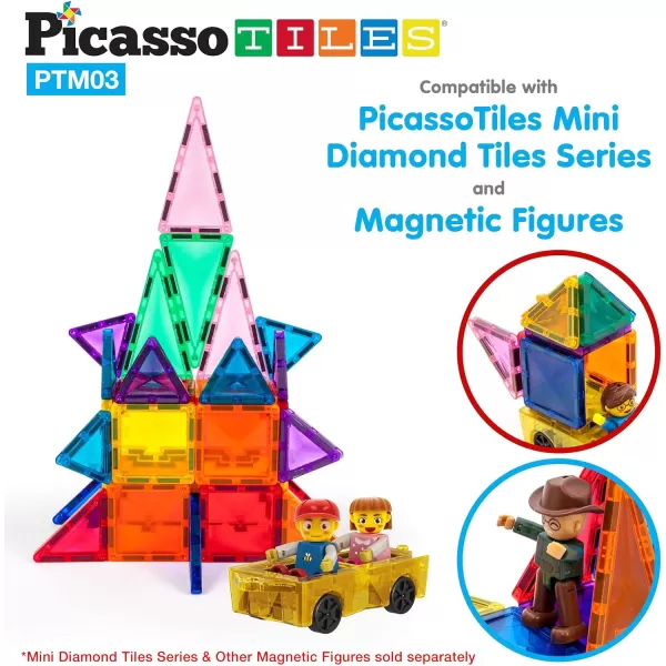 PicassoTiles Mini Magnetic Tiles Expansion Car Truck and Figures Play Set Kids Building Magnet Bricks STEM amp Learning Toys Magnetic Addons Car Toys Toddler Preschool 3 years and up boys and girlsPicassoTiles Mini Magnetic Tiles Expansion Car Truck and Figures Play Set Kids Building Magnet Bricks STEM amp Learning Toys Magnetic Addons Car Toys Toddler Preschool 3 years and up boys and girls
