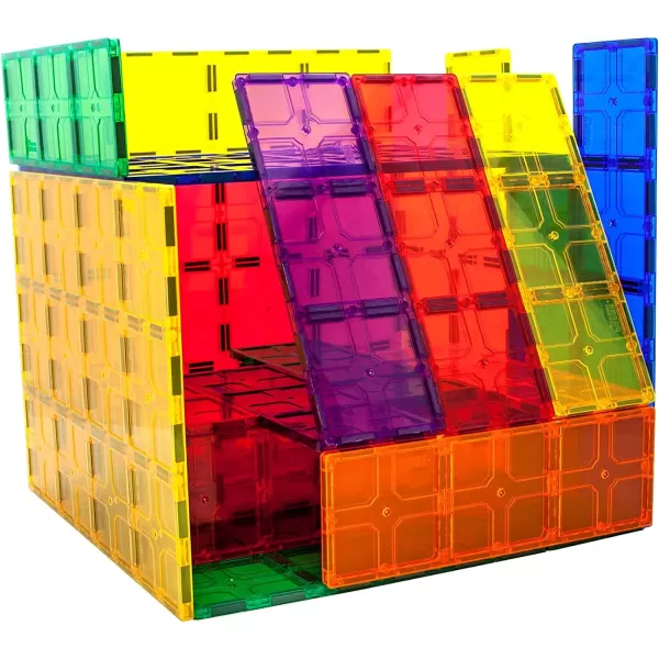 PicassoTiles 28 Piece 12x9 12x3 9x3 Large Stabilizer Building Block Base 28pc Jumbo XL Plate Foundation Kit Magnetic Building Blocks Magnet Tiles Educational Construction Stacking STEM Toy SetPT28
