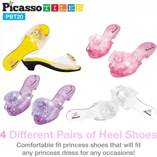 PicassoTiles Kids 20 Piece Fairytale Royal Princess Dress Up Pretend Play Tiara Jewelry Boutique Shoes amp Fashion Accessories Toy Collection for Girls Children Ages 5 STEM Creative Imagination ToysPicassoTiles Kids 20 Piece Fairytale Royal Princess Dress Up Pretend Play Tiara Jewelry Boutique Shoes amp Fashion Accessories Toy Collection for Girls Children Ages 5 STEM Creative Imagination Toys