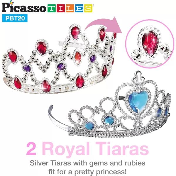 PicassoTiles Kids 20 Piece Fairytale Royal Princess Dress Up Pretend Play Tiara Jewelry Boutique Shoes amp Fashion Accessories Toy Collection for Girls Children Ages 5 STEM Creative Imagination ToysPicassoTiles Kids 20 Piece Fairytale Royal Princess Dress Up Pretend Play Tiara Jewelry Boutique Shoes amp Fashion Accessories Toy Collection for Girls Children Ages 5 STEM Creative Imagination Toys