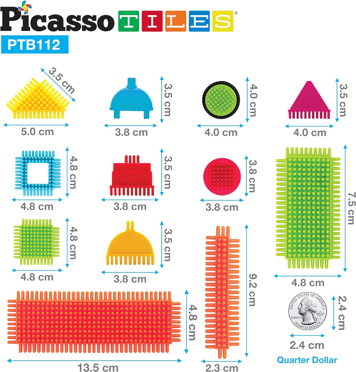 PicassoTiles 600pc Construction Toy Straw Building Set Children STEM Learning Interlocking Building Toys Creative Straw Connecting Builder Kits Early Education Kit for Kids Boys amp Girls Ages 3 PTS600Bristle112pc