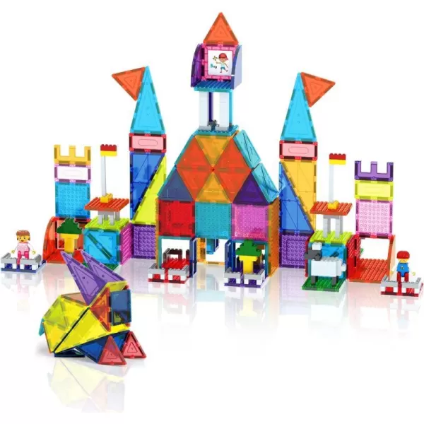 PicassoTiles 12pcs Magnetic Brick Tiles STEM Creative Magnetic Tiles Building Block Set Building Brick Construction Toy Socket Spikes Toys Accessory Educational Imaginative Learning Kit Stacking SetPTL353