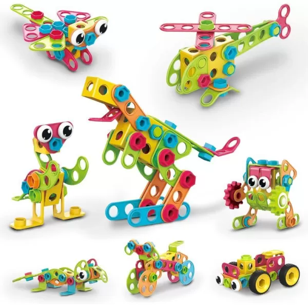 PicassoTiles STEM Kids Solar Powered Transformer Robot Educational Learning Engineering Building Toy 12in1 Creative Unique Transformation Renewable Energy Science Experiment DIY Kit Boy Girl Age 8250pc