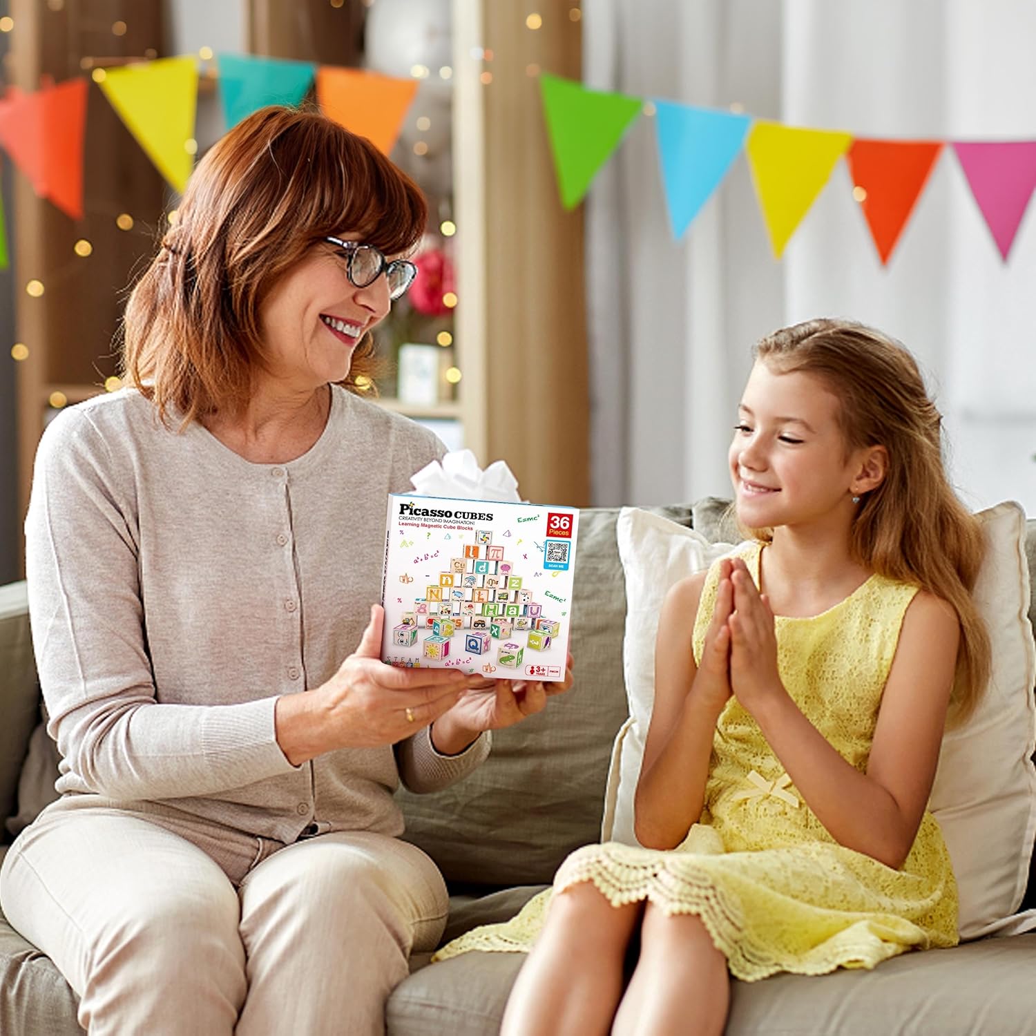 Magnetic Cubes Magnet Building Block Sensory Activity Center 1quot Puzzle Cube 216 Pattern Early Education Toy Letter Alphabet Number Shape STEAM Learning Blocks Boy Girl Toddlers 3 Montessori