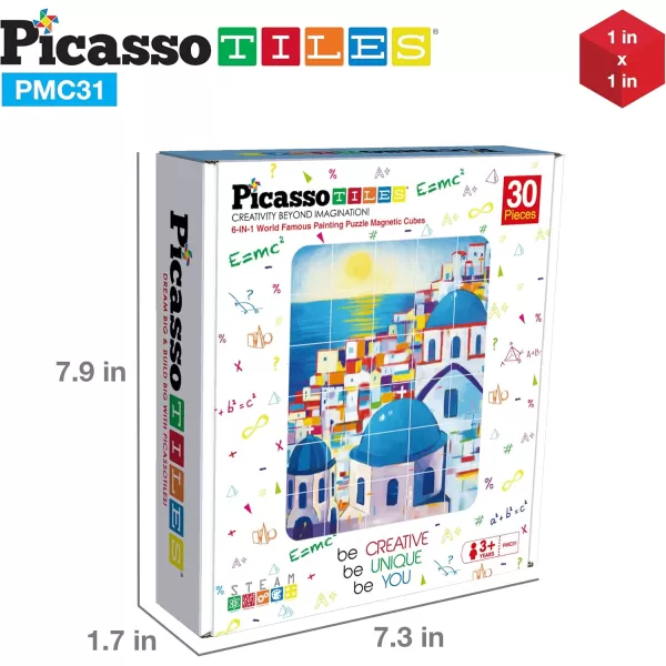 PicassoTiles Magnet Cube Winter Ice Themed Mix and Match Building Block Castle Construction Toy with 7 Magnetic Cubed Character Action Figures STEM Learning Education Sensory Pretend Play Age 3 PMC72FrameArt