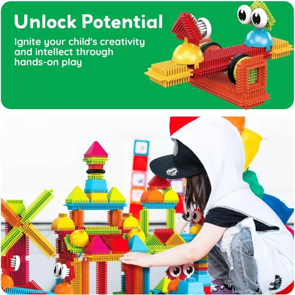 imagePicasso Toys Hedgehog Blocks 4 Family Action Character Figures Toddler Toy Construction Building Tile Block Expansion Pack Educational Addon STEM Learning Smart Game Kit Toys Pretend Playset Age 3120 pcs