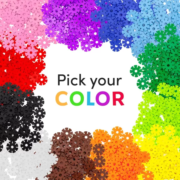 imagePicassoTiles Building Chip Interlocking Disc Construction Blocks in Green Color STEM Learning Early Education Toy Engineering Playset Child Brain Development for Toddlers Girls Boys Kids Age 3 PTF108Black Color