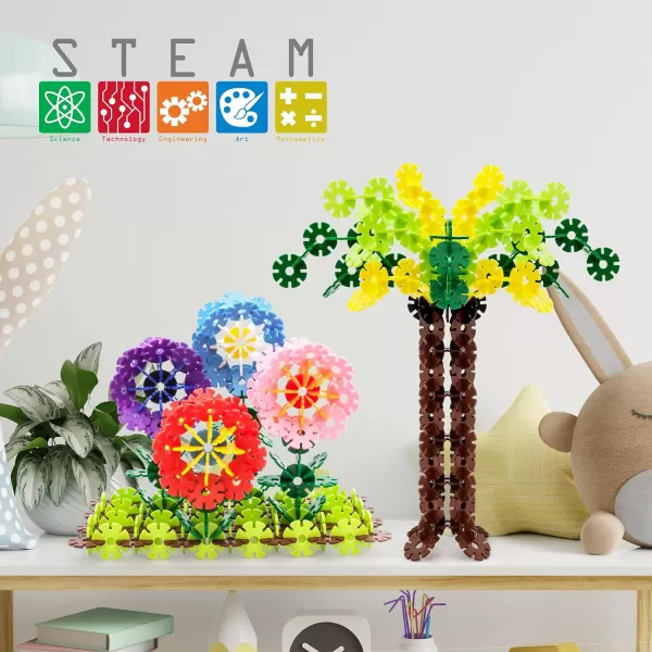 imagePicassoTiles Building Chip Interlocking Disc Construction Blocks in Green Color STEM Learning Early Education Toy Engineering Playset Child Brain Development for Toddlers Girls Boys Kids Age 3 PTF108Green Color