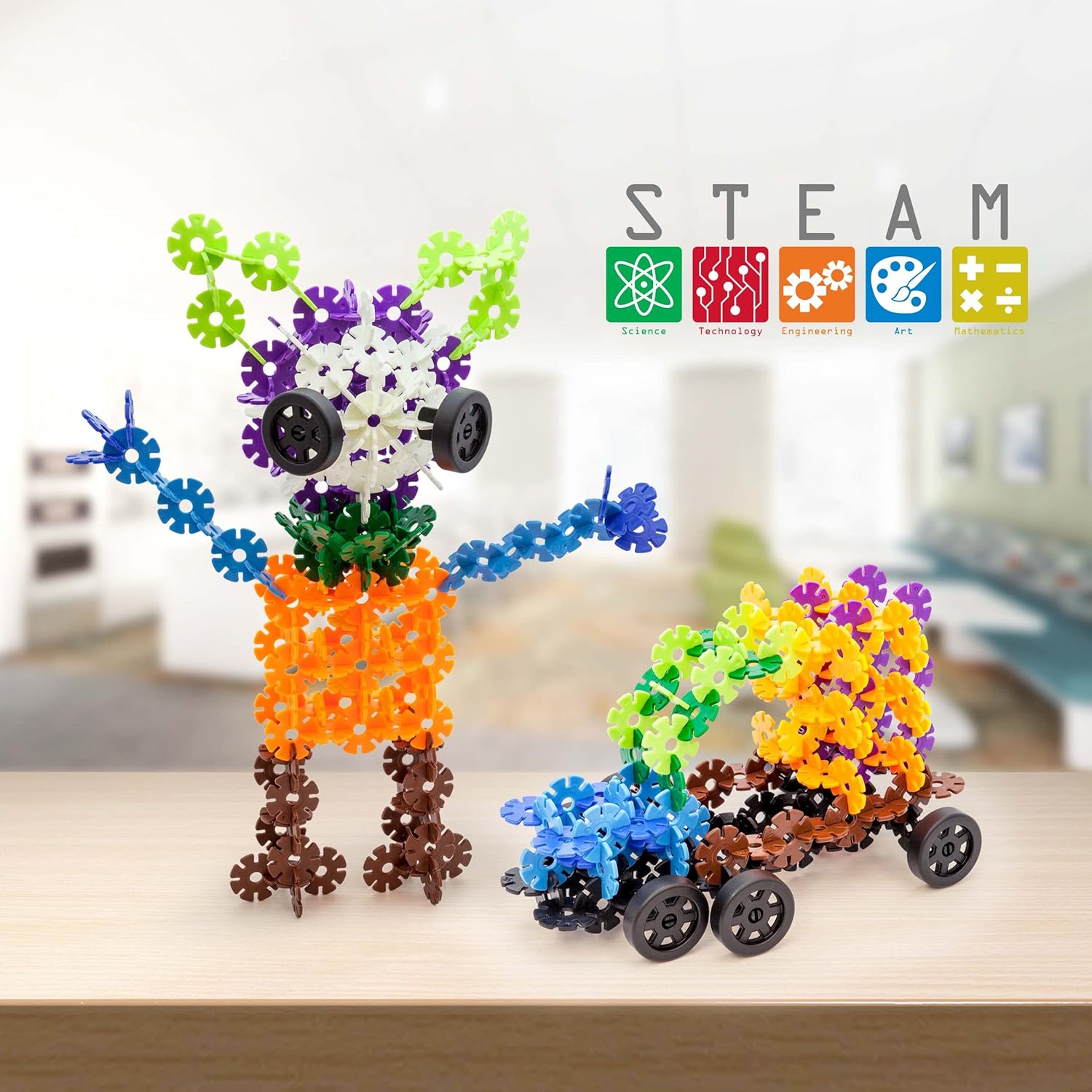 imagePicassoTiles 550 Piece Building Chips Interlocking Construction Toys Creative Disc Block Toy Kit 3D Stacking Puzzle STEM Learning Early Education for Preschool Montessori Kids Boys Girls Age 3 PTF55PTF80