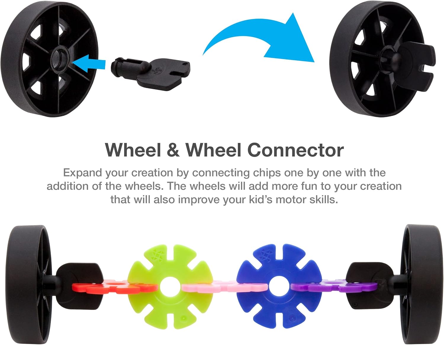 imagePicassoTiles 550 Piece Building Chips Interlocking Construction Toys Creative Disc Block Toy Kit 3D Stacking Puzzle STEM Learning Early Education for Preschool Montessori Kids Boys Girls Age 3 PTF55PTF80