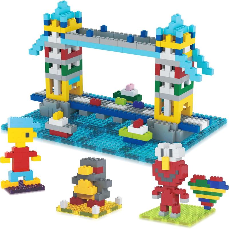 imagePicassoTiles Magnet Tile Building Brick Blocks Military Combat Force Theme Magnetic Tiles Construction Block Playset 4 Character Action Figures with Weapons Interlocking Bricks STEM Toy Ages 3 PTL18512pc