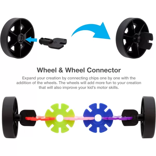 imagePicassoTiles 550 Piece Building Chips Interlocking Construction Toys Creative Disc Block Toy Kit 3D Stacking Puzzle STEM Learning Early Education for Preschool Montessori Kids Boys Girls Age 3 PTF55PTF80