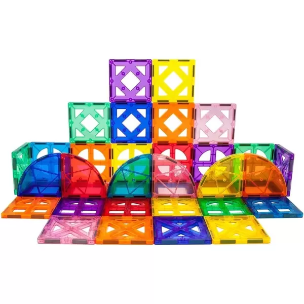 imagePicassoTiles Magnetic Building Block Rocket Booster Theme Set Magnet Construction Toy Educational Kit Engineering STEM Learning Playset Child Brain Development Stacking Blocks Playboard PT32Quarter Round and Window