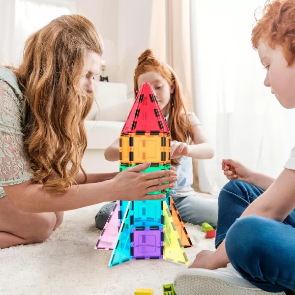 imagePicassoTiles Magnetic Building Block Rocket Booster Theme Set Magnet Construction Toy Educational Kit Engineering STEM Learning Playset Child Brain Development Stacking Blocks Playboard PT32Rocket Booste