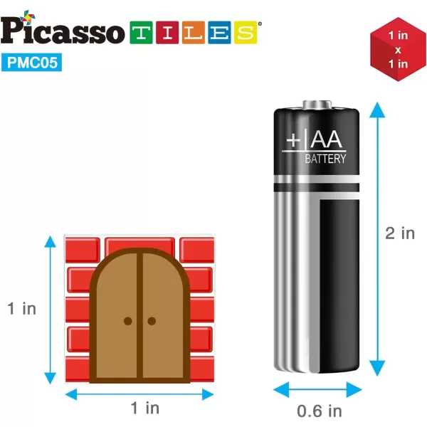 imagePicasso Cubes 1 Fall Autumn Harvest Theme Magnetic Blocks Build Cubes 90 Piece Magnet Tile Construction Building Block Set Sensory Toy Early Education STEM Learning Children Age 3 Boy Girl PMC05Autumn Harvest