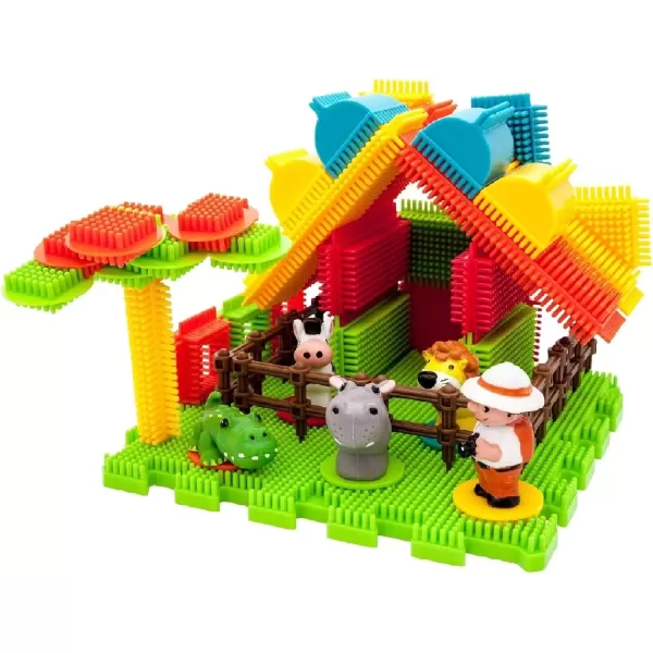 imagePicassoTiles HedgehogShape Building Blocks Tiles 100pcs112pcs Safari Theme HedgehogLock 3D Building Blocks Construction Learning Toy Stacking Educational Block Creativity Beyond Imagination