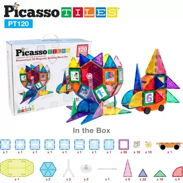 imagePicassoTiles Kids Activity Center Play Table ampamp Study Desk Set Sandbox Water Tight Container Storage Allin1 STEM Toy Kit Playset with 331pc Dual Size Building Bricks Construction Blocks Marble Run120pc Master