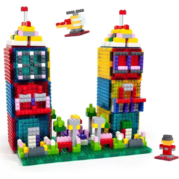 imagePicassoTiles Magnetic Brick Tiles STEM Creative Magnetic Tiles Building Block Set Building Brick Construction Toy Socket Spikes Toys Accessory Educational Imaginative Learning Kit Stacking Set1016pc