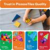 imagePicassoTiles 60 pcs Mini Magnetic Tiles Magnet Toys TravelFriendly OnTheGo Building Blocks for Kids Compact Lightweight Creative playset Preschool Montessori Early Learning STEM Kids Toy Ages 360pcs Mini