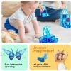 imagePicassoTiles 60 pcs Mini Magnetic Tiles Magnet Toys TravelFriendly OnTheGo Building Blocks for Kids Compact Lightweight Creative playset Preschool Montessori Early Learning STEM Kids Toy Ages 371pcs Mini With 2 Action Figures