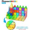 imagePicassoTiles Kids Toy Magnetic Building Blocks Magnet Tiles Supersized Large Stabilizer Base Jumbo XL Plate Foundation Education Construction Kit Engineering STEM Children Learning Stacking Set2 pcs XL Plate