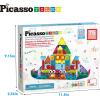 imagePicassoTiles Kids Toy Magnetic Building Blocks Magnet Tiles Supersized Large Stabilizer Base Jumbo XL Plate Foundation Education Construction Kit Engineering STEM Children Learning Stacking Set75 pcs 2in1