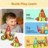 imagePicassoTiles Magnetic Tile 24pc Mini Diamond Magnetic Building Blocks Set Travel Size STEM Educational Construction Toy Portable Hands On Learning Creative Open Ended Play for Kids Ages 3 Plus PTM24Mini 24pcs
