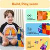 imagePicassoTiles Magnetic Tile 24pc Mini Diamond Magnetic Building Blocks Set Travel Size STEM Educational Construction Toy Portable Hands On Learning Creative Open Ended Play for Kids Ages 3 Plus PTM24Mini 30pcs