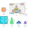 imagePicassoTiles Magnetic Tiles Building Blocks Mini Size Diamond Series Magnet Toys Travel Size OnTheGo Magnets Construction Sensory Toys Gifts Educational Set Toddlers STEM Learning Kit Playset PTM4080pc