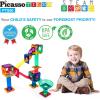 imagePicassoTiles 50PC Marble Run Race Track  Carry Case Bundle STEAM Educational Playset for Kids Includes Travel Storage Organizer  Fun Learning Construction Toy Creative Design Sensory Development