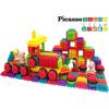 imagePicassoTiles 151PC  120PC Hedgehog Interlock Building Blocks Includes Truck Theme Set with Animal Figures STEAM Learning ampamp Educational Sensory Playset for Preschool and Kindergarten Kids Ages 3