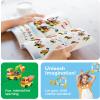 imagePicassoTiles Magnetic Tile Building Idea Book 230 Pages Illustrated Design Guide with 300 Creative Builds for Kids STEM Learning Creativity and Brain Development Educational Toy Ages 3 Plus PTIDEABOOK