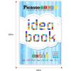 imagePicassoTiles Magnetic Tile Building Idea Book 230 Pages Illustrated Design Guide with 300 Creative Builds for Kids STEM Learning Creativity and Brain Development Educational Toy Ages 3 Plus PTIDEABOOK