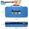 imagePicassoTiles Magnetic Tile Storage Case 165x75x35in Travel Carry Bag with Handle Water Resistant Organizer Compatible with Magnet Building Block Sets STEM Educational Accessories Oxford Cloth PTA10Carry Case