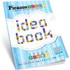imagePicassoTiles Magnetic Tile Building Idea Book 230 Pages Illustrated Design Guide with 300 Creative Builds for Kids STEM Learning Creativity and Brain Development Educational Toy Ages 3 Plus PTIDEABOOK