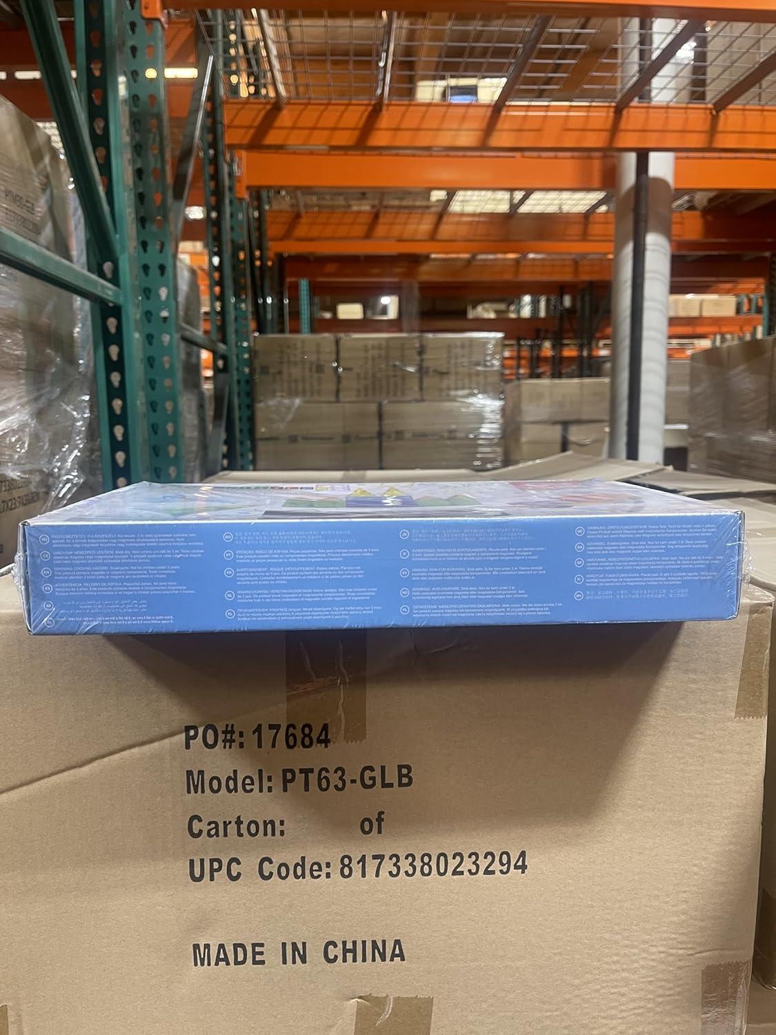 imagePicassoTiles 4pcs Magnetic Building Block Large Square Shape Magnet Tiles Construction Toy STEM Learning Kit Educational Playset Playboard Pretend Play Stacking Blocks Child Brain Development PTE0963Pc Diamond